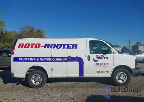 2015 Chevrolet Express 2500 Work Van из США, поврежденный, VIN 1GCWGFCF1F1148606